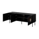 2. PALAZZO TV cabinet 150x42x60 black + craft oak