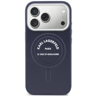 3. Karl Lagerfeld Karl RSG Logo MagSafe Case for iPhone 17 Pro - Blue