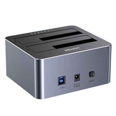 2. UNITEK 2X SATA 2.5"/3.5" USB 5GBPS HDD CLONING STATION