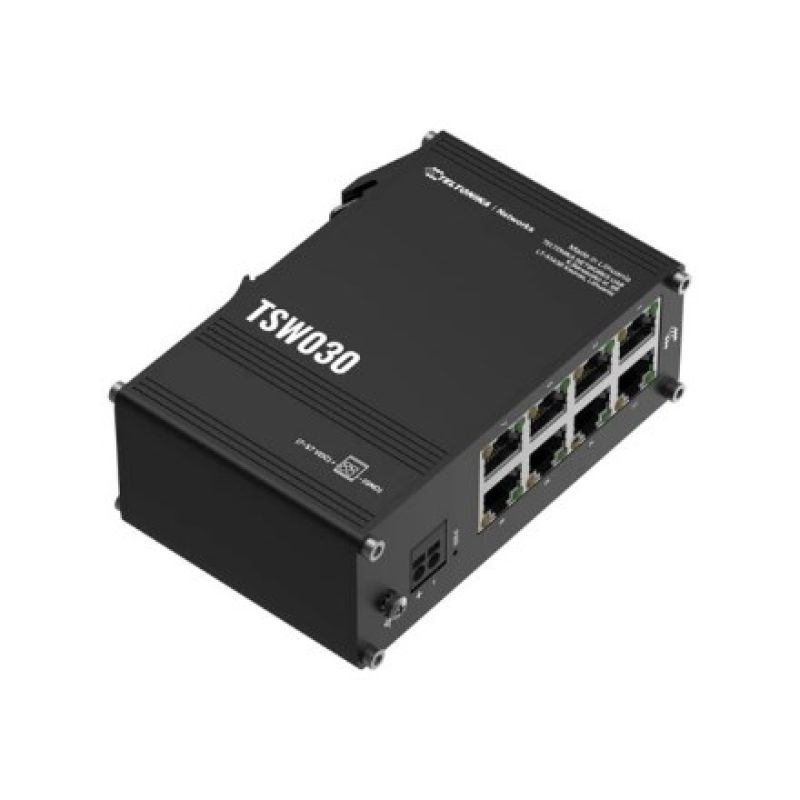 10. Teltonika TSW030 | Switch | 8x RJ45 100Mb/s, IP30