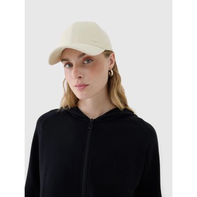 2. Women's sweatshirt with zipper and modal 4F 4FWSS25TSWSF1577-20S