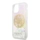 3. Guess GUHCN58LGIRGP iPhone 11 Pro hard case Gradient Liquid Glitter Circle Logo