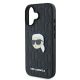 6. Karl Lagerfeld Monogram Karl Head Pin iPhone 16 Case - Black