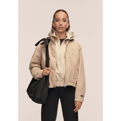3. CASALL Scandi Bomber Rain Jacket, beige