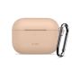 2. Tech-Protect Silicone Hook Case for AirPods Pro - Beige