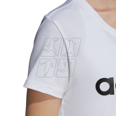 11. Adidas W D2M Logo Tee W DU2080