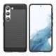 3. Carbon Case case for Samsung Galaxy S23+ flexible silicone carbon cover black