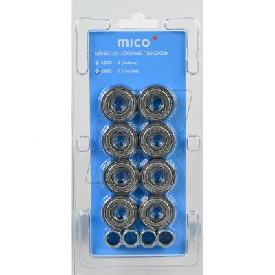 Mico ABEC-7 chrome bearing / 8pcs /