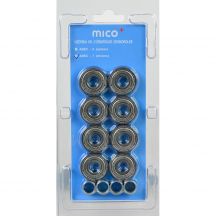 Mico ABEC-7 chrome bearing / 8pcs /