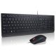 5. Lenovo Basic | Keyboard and Mouse Combo | Wired | US Euro | Black