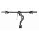 5. GEMBIRD ADJUSTABLE DESK ARM/MOUNT FOR 3 MONITORS 17-27, VESA 100X100MM, UP TO 6 KG
