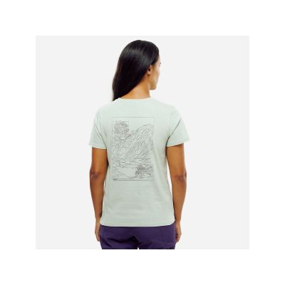 4. MILLET Cimaï Collab Ts Ss W Women's T-Shirt Pastel Green
