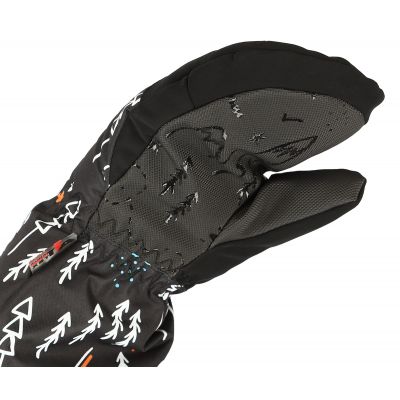 4. Viking Snoppy Kids winter gloves, Aqua Thermo Tex membrane, ski, black (125/23/2288/09)