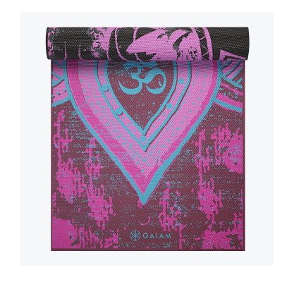 3. Gaiam "BE FREE" Double-Sided Yoga Mat 6mm 62031