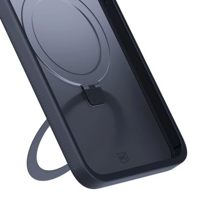 10. 3mk Smoke Case Mag&Stand for iPhone 17 - black