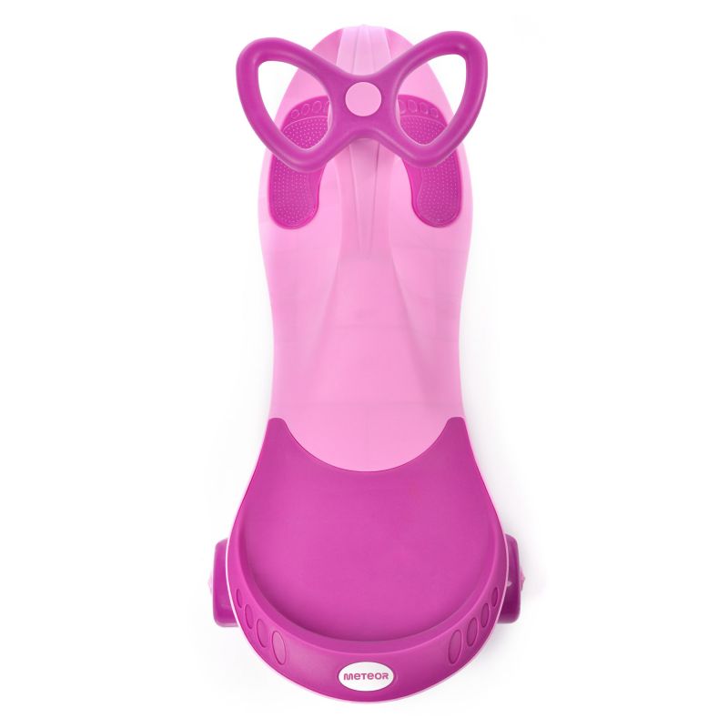 12. Pink Meteor Swingo Gravity Ride-On