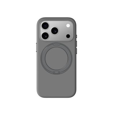 2. AmazingThing Cloudie iPhone 17 Pro Case with Stand - Gray
