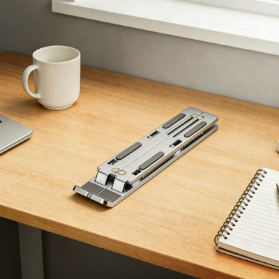 9. Wozinsky WDCX-X8S Foldable Adjustable Laptop Stand - Silver