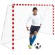 8. FOOTBALL GOAL WITH NET 300x160x90CM ENERO