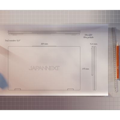 8. JAPANNEXT 39.6 cm JN-DMD-IPS156F Dual FHD Monitor