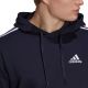 12. Adidas Essentials Fleece 3-Stripes Hoodie M GK9073