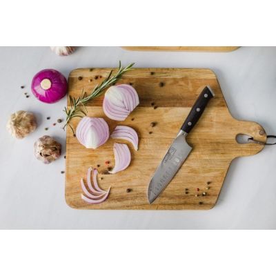 10. Santoku Kohersen Elegance Ebony Wood 12.7cm Santoku Knife