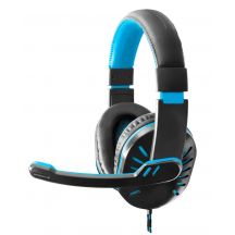 ESPERANZA HEADPHONES WITH MICROPHONE FOR GAMERS CROW BLUE EGH330B