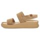 2. Women's leather wedge sandals camel Filippo DS7746