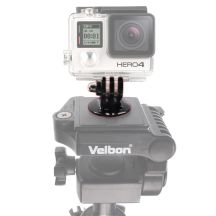 Sports Camera Mount with GoPro Tripod Mount - Black