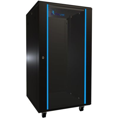 9. Rack cabinet 22U 600x600 Black standing