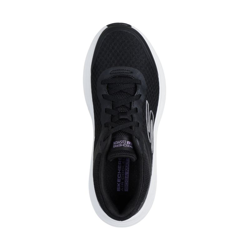 3. Skechers Max Cushining W 129470 BKW shoes