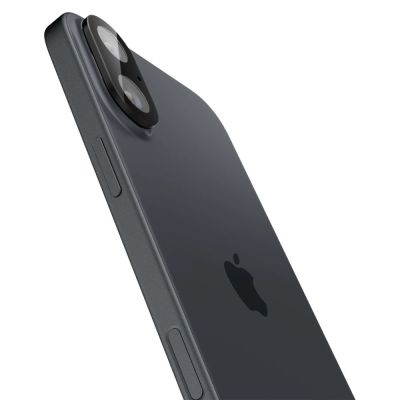3. Spigen Optik GLAS.TR Camera Protector 2-PACK for iPhone 16 / 16 PLUS - Black