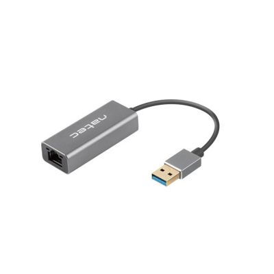 5. NATEC CRICKET 1GB USB 3.0 NETWORK ADAPTER WITH 1X RJ45 ON CABLE NNC-1924