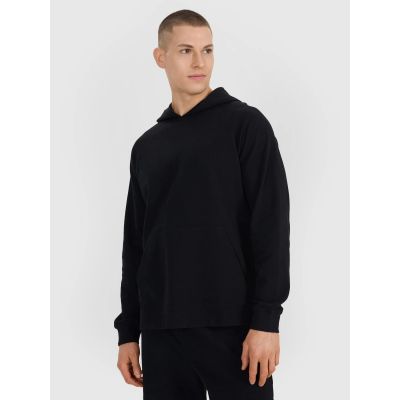 Men's sweatshirt with hood, open, 4F 4FWSS25TSWSM1558-20S