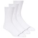 Skechers 3pk Unisex Non Terry Crew S601102-100 White 43-46