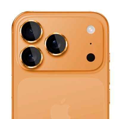 4. 3mk Lens Protection Pro Tempered Glass for iPhone 17 Pro / 17 Pro Max - Orange