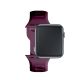 4. 3mk Silicone Watch Strap for Apple Watch 42 / 44 / 45 / 49 mm - Burgundy