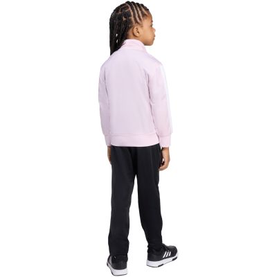 8. adidas Essentials Climacool Pink and Black Kids Tracksuit JX8771