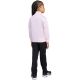 8. adidas Essentials Climacool Pink and Black Kids Tracksuit JX8771