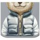 9. Nimmy Cool&Cute 2.0 Bear Case for iPhone 16 - Gray
