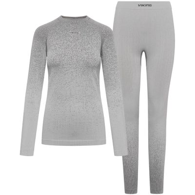 8. VIKING Altis Lady Set Merino women's underwear gray M