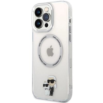 2. Karl Lagerfeld KKLHMP13XHNKCIT iPhone 13 Pro Max 6.7" hardcase transparent Iconic Karl&Choupette Magsafe