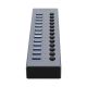 3. Orico BT2U3-13AB Hub 13x USB-A 3.0 with switches - gray