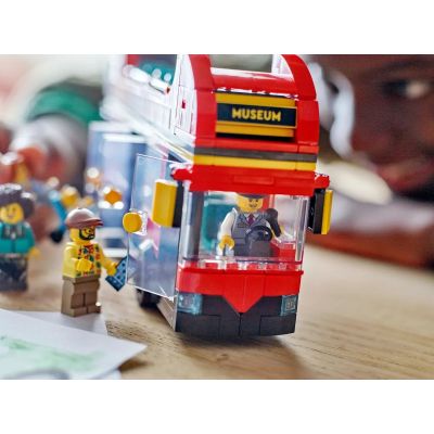 8. LEGO City 60407 Red Double-Decker Bus