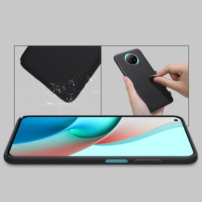 11. Nillkin Super Frosted Shield reinforced case cover for Xiaomi Redmi Note 9T 5G black
