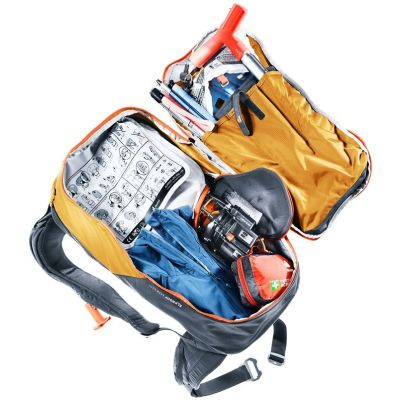 3. Deuter Alproof Lite 20 SL Backpack - Cinnamon/Blac + Deuter Wash Center I Cosmetic Bag, Raisin/Caspia