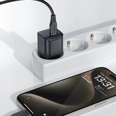 2. Acefast A73 Mini PD 20W GaN USB-C wall charger - black