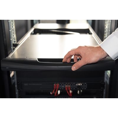 2. Digitus Modular Console with 19” (48.3 cm) TFT Monitor, 8-Port KVM Switch & Touchpad, US Keyboard