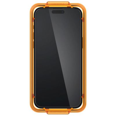 2. Spigen ALM Glass FC tempered glass for iPhone 15 - black 2 pcs.