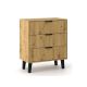 SCANDI 3S SLIM CHEST OF DRAWERS, ARTISAN OAK